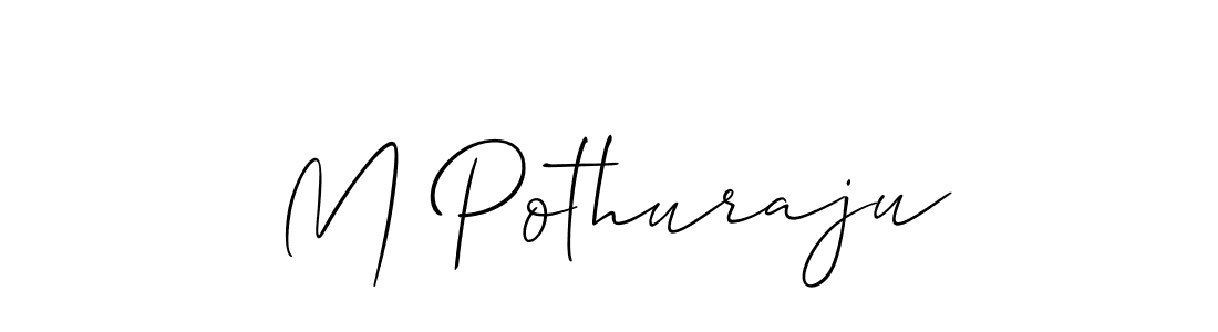 if you are searching for the best signature style for your name M Pothuraju. so please give up your signature search. here we have designed multiple signature styles  using Allison_Script. M Pothuraju signature style 2 images and pictures png