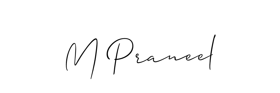 You can use this online signature creator to create a handwritten signature for the name M Praneel. This is the best online autograph maker. M Praneel signature style 2 images and pictures png