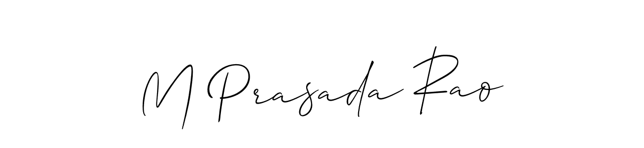 Also we have M Prasada Rao name is the best signature style. Create professional handwritten signature collection using Allison_Script autograph style. M Prasada Rao signature style 2 images and pictures png
