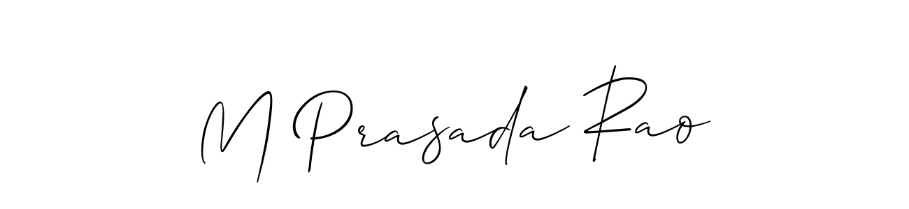 Make a short M Prasada Rao signature style. Manage your documents anywhere anytime using Allison_Script. Create and add eSignatures, submit forms, share and send files easily. M Prasada Rao signature style 2 images and pictures png