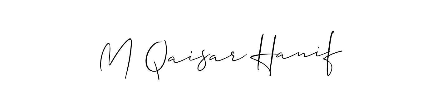 You can use this online signature creator to create a handwritten signature for the name M Qaisar Hanif. This is the best online autograph maker. M Qaisar Hanif signature style 2 images and pictures png