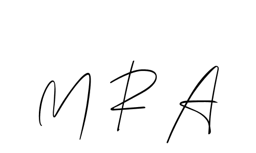 Also You can easily find your signature by using the search form. We will create M R A name handwritten signature images for you free of cost using Allison_Script sign style. M R A signature style 2 images and pictures png