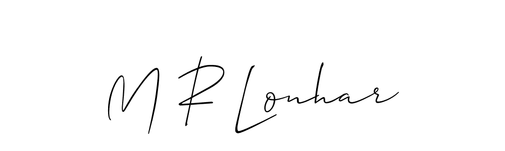 Check out images of Autograph of M R Lonhar name. Actor M R Lonhar Signature Style. Allison_Script is a professional sign style online. M R Lonhar signature style 2 images and pictures png