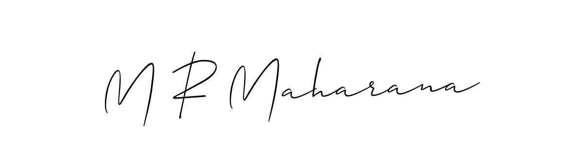 Make a short M R Maharana signature style. Manage your documents anywhere anytime using Allison_Script. Create and add eSignatures, submit forms, share and send files easily. M R Maharana signature style 2 images and pictures png