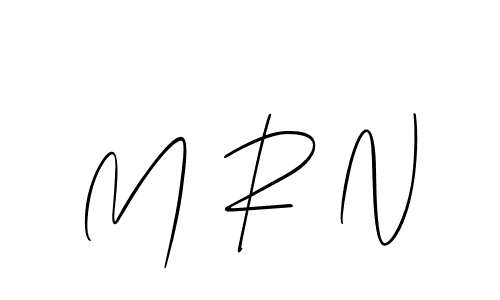 Make a beautiful signature design for name M R N. Use this online signature maker to create a handwritten signature for free. M R N signature style 2 images and pictures png