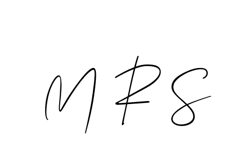 if you are searching for the best signature style for your name M R S. so please give up your signature search. here we have designed multiple signature styles  using Allison_Script. M R S signature style 2 images and pictures png