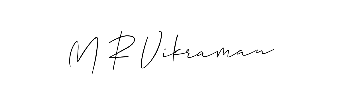 Make a beautiful signature design for name M R Vikraman. Use this online signature maker to create a handwritten signature for free. M R Vikraman signature style 2 images and pictures png