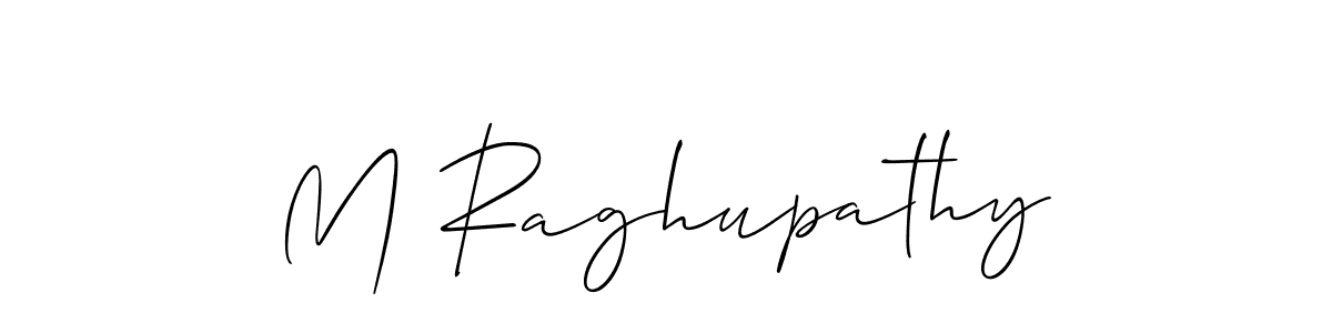 Best and Professional Signature Style for M Raghupathy. Allison_Script Best Signature Style Collection. M Raghupathy signature style 2 images and pictures png