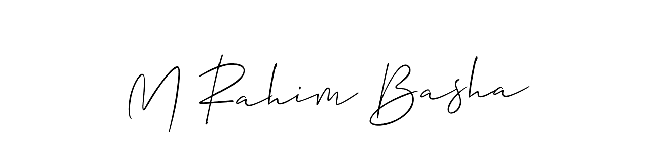 Once you've used our free online signature maker to create your best signature Allison_Script style, it's time to enjoy all of the benefits that M Rahim Basha name signing documents. M Rahim Basha signature style 2 images and pictures png