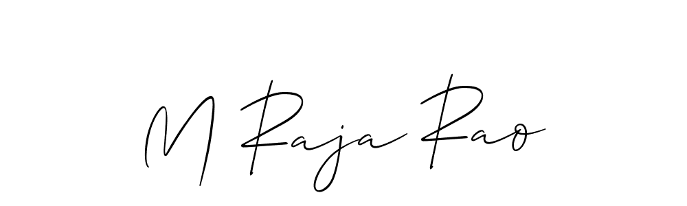 Also we have M Raja Rao name is the best signature style. Create professional handwritten signature collection using Allison_Script autograph style. M Raja Rao signature style 2 images and pictures png