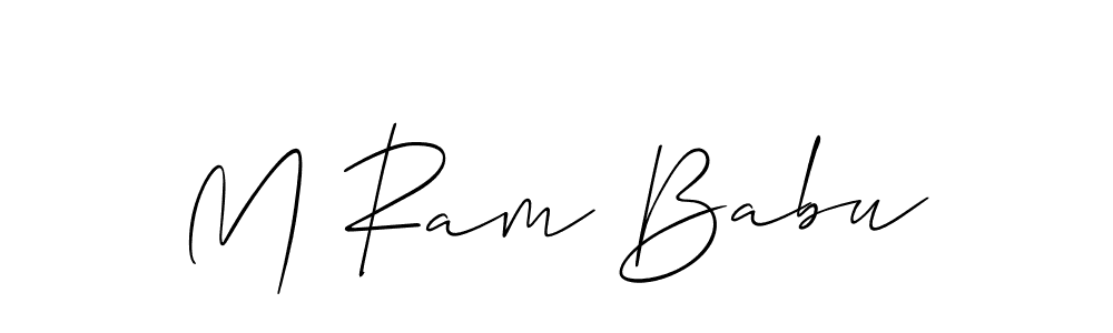 It looks lik you need a new signature style for name M Ram Babu. Design unique handwritten (Allison_Script) signature with our free signature maker in just a few clicks. M Ram Babu signature style 2 images and pictures png