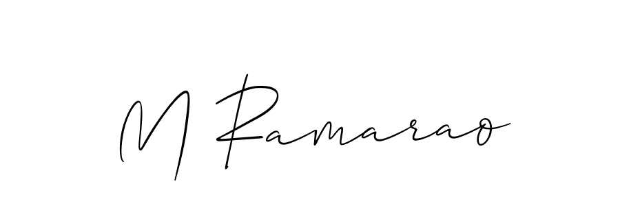 How to Draw M Ramarao signature style? Allison_Script is a latest design signature styles for name M Ramarao. M Ramarao signature style 2 images and pictures png