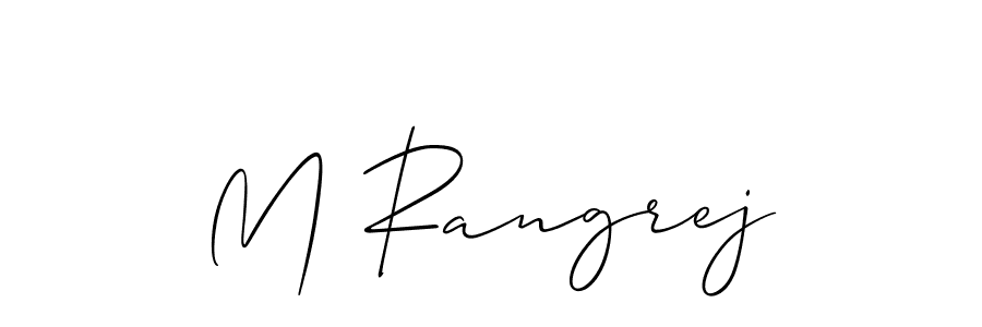 M Rangrej stylish signature style. Best Handwritten Sign (Allison_Script) for my name. Handwritten Signature Collection Ideas for my name M Rangrej. M Rangrej signature style 2 images and pictures png