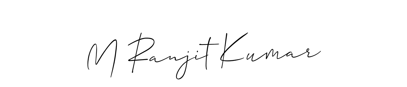 Check out images of Autograph of M Ranjit Kumar name. Actor M Ranjit Kumar Signature Style. Allison_Script is a professional sign style online. M Ranjit Kumar signature style 2 images and pictures png