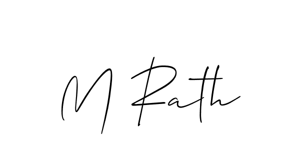 Also we have M Rath name is the best signature style. Create professional handwritten signature collection using Allison_Script autograph style. M Rath signature style 2 images and pictures png