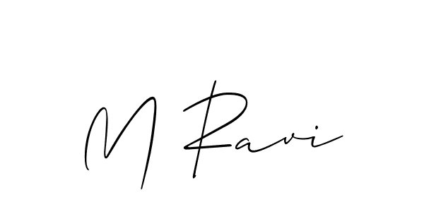 Also You can easily find your signature by using the search form. We will create M Ravi name handwritten signature images for you free of cost using Allison_Script sign style. M Ravi signature style 2 images and pictures png
