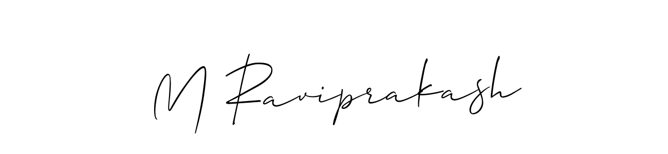 It looks lik you need a new signature style for name M Raviprakash. Design unique handwritten (Allison_Script) signature with our free signature maker in just a few clicks. M Raviprakash signature style 2 images and pictures png