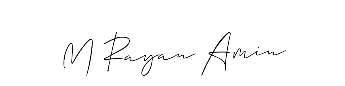 Similarly Allison_Script is the best handwritten signature design. Signature creator online .You can use it as an online autograph creator for name M Rayan Amin. M Rayan Amin signature style 2 images and pictures png
