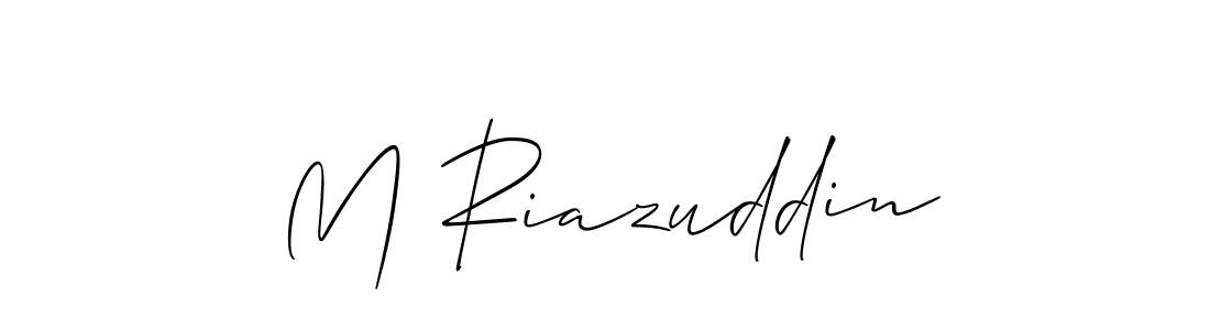 Make a beautiful signature design for name M Riazuddin. Use this online signature maker to create a handwritten signature for free. M Riazuddin signature style 2 images and pictures png