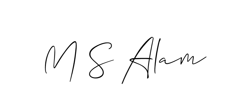 Make a short M S Alam signature style. Manage your documents anywhere anytime using Allison_Script. Create and add eSignatures, submit forms, share and send files easily. M S Alam signature style 2 images and pictures png