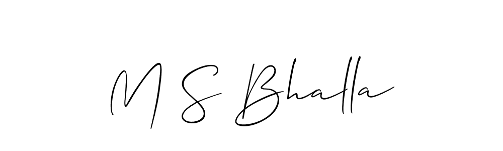 Make a short M S Bhalla signature style. Manage your documents anywhere anytime using Allison_Script. Create and add eSignatures, submit forms, share and send files easily. M S Bhalla signature style 2 images and pictures png