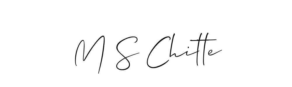 See photos of M S Chitte official signature by Spectra . Check more albums & portfolios. Read reviews & check more about Allison_Script font. M S Chitte signature style 2 images and pictures png