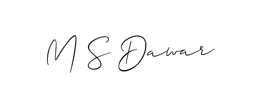 Once you've used our free online signature maker to create your best signature Allison_Script style, it's time to enjoy all of the benefits that M S Dawar name signing documents. M S Dawar signature style 2 images and pictures png