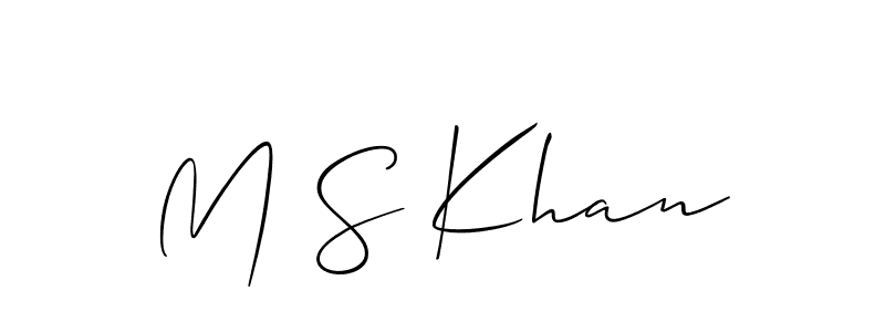 Make a short M S Khan signature style. Manage your documents anywhere anytime using Allison_Script. Create and add eSignatures, submit forms, share and send files easily. M S Khan signature style 2 images and pictures png