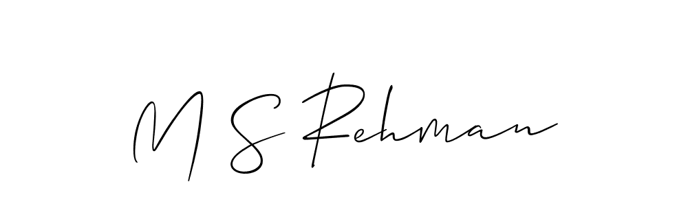 How to Draw M S Rehman signature style? Allison_Script is a latest design signature styles for name M S Rehman. M S Rehman signature style 2 images and pictures png