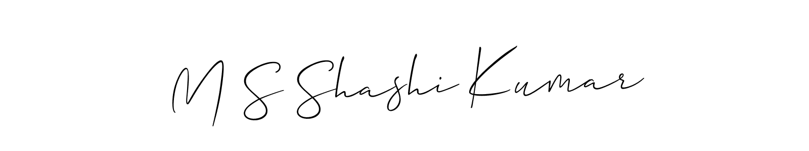Check out images of Autograph of M S Shashi Kumar name. Actor M S Shashi Kumar Signature Style. Allison_Script is a professional sign style online. M S Shashi Kumar signature style 2 images and pictures png