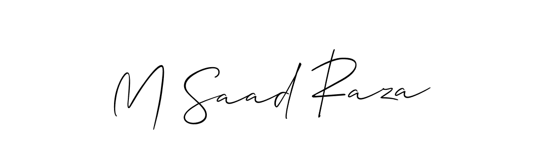 Make a beautiful signature design for name M Saad Raza. Use this online signature maker to create a handwritten signature for free. M Saad Raza signature style 2 images and pictures png