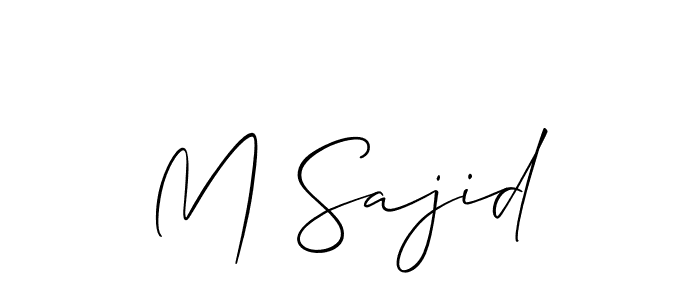 Once you've used our free online signature maker to create your best signature Allison_Script style, it's time to enjoy all of the benefits that M Sajid name signing documents. M Sajid signature style 2 images and pictures png
