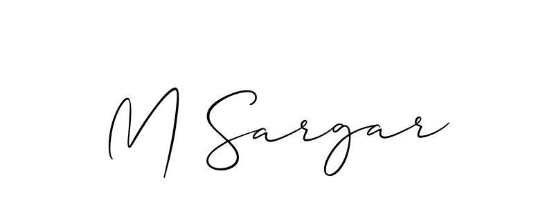 Here are the top 10 professional signature styles for the name M Sargar. These are the best autograph styles you can use for your name. M Sargar signature style 2 images and pictures png