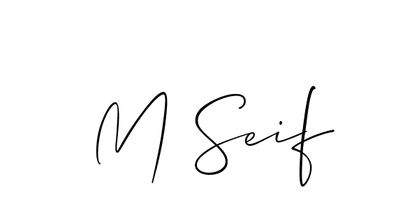 Once you've used our free online signature maker to create your best signature Allison_Script style, it's time to enjoy all of the benefits that M Seif name signing documents. M Seif signature style 2 images and pictures png