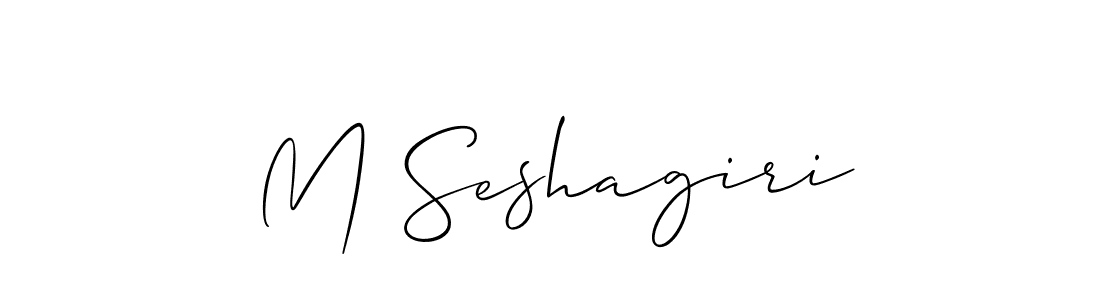 How to Draw M Seshagiri signature style? Allison_Script is a latest design signature styles for name M Seshagiri. M Seshagiri signature style 2 images and pictures png