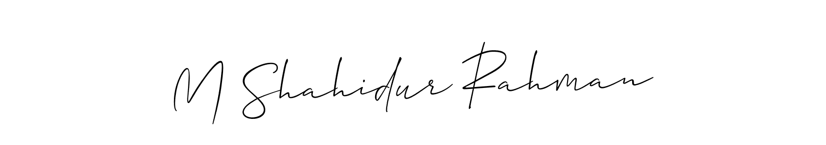 Make a beautiful signature design for name M Shahidur Rahman. Use this online signature maker to create a handwritten signature for free. M Shahidur Rahman signature style 2 images and pictures png