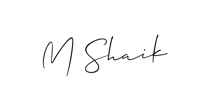 Here are the top 10 professional signature styles for the name M Shaik. These are the best autograph styles you can use for your name. M Shaik signature style 2 images and pictures png