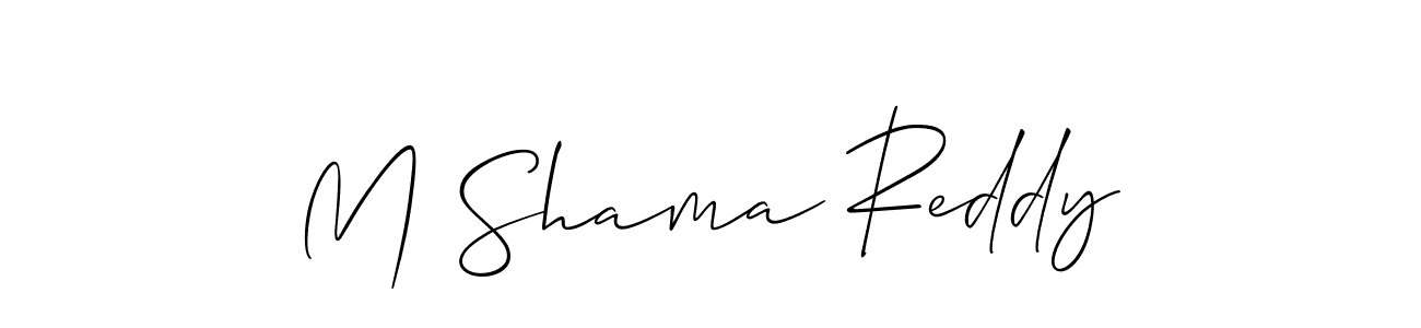 Best and Professional Signature Style for M Shama Reddy. Allison_Script Best Signature Style Collection. M Shama Reddy signature style 2 images and pictures png