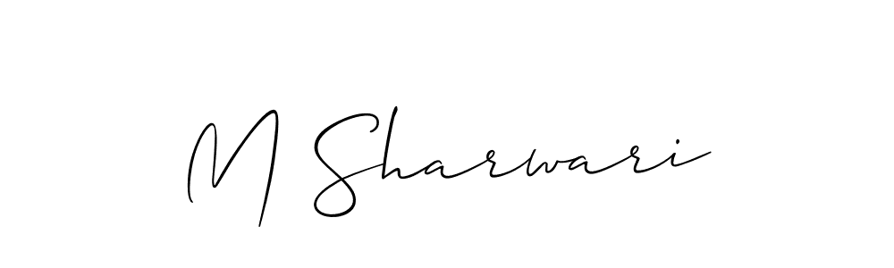 Similarly Allison_Script is the best handwritten signature design. Signature creator online .You can use it as an online autograph creator for name M Sharwari. M Sharwari signature style 2 images and pictures png