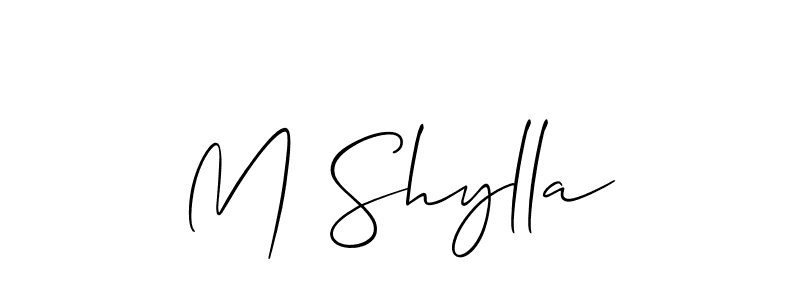 Here are the top 10 professional signature styles for the name M Shylla. These are the best autograph styles you can use for your name. M Shylla signature style 2 images and pictures png