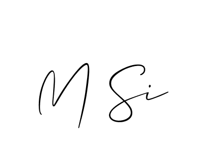 Here are the top 10 professional signature styles for the name M Si. These are the best autograph styles you can use for your name. M Si signature style 2 images and pictures png
