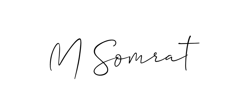 Here are the top 10 professional signature styles for the name M Somrat. These are the best autograph styles you can use for your name. M Somrat signature style 2 images and pictures png