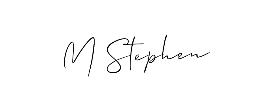 This is the best signature style for the M Stephen name. Also you like these signature font (Allison_Script). Mix name signature. M Stephen signature style 2 images and pictures png