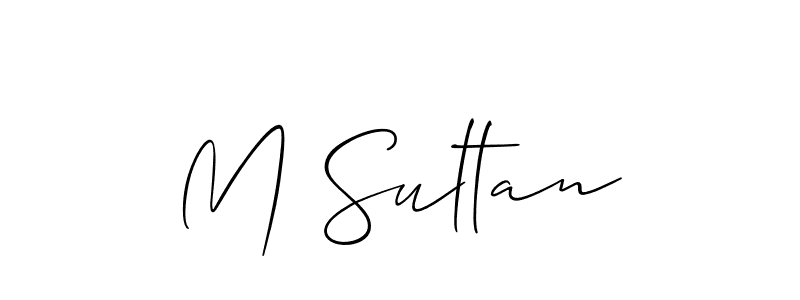 Once you've used our free online signature maker to create your best signature Allison_Script style, it's time to enjoy all of the benefits that M Sultan name signing documents. M Sultan signature style 2 images and pictures png