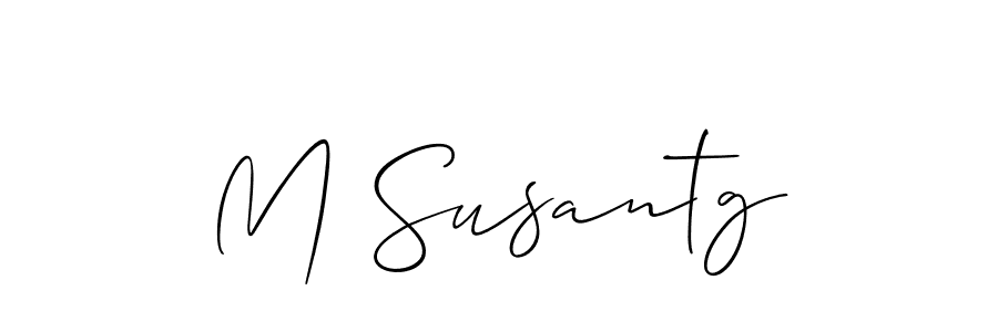 Once you've used our free online signature maker to create your best signature Allison_Script style, it's time to enjoy all of the benefits that M Susantg name signing documents. M Susantg signature style 2 images and pictures png