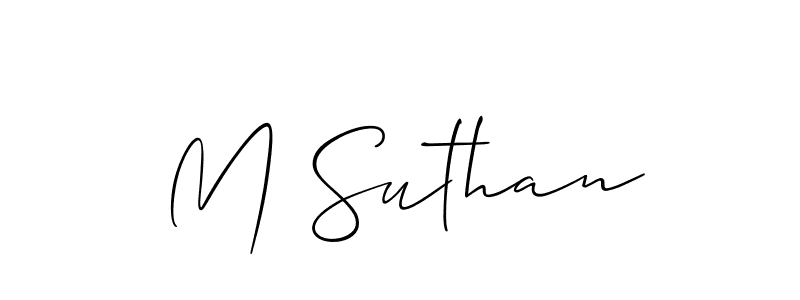 This is the best signature style for the M Suthan name. Also you like these signature font (Allison_Script). Mix name signature. M Suthan signature style 2 images and pictures png