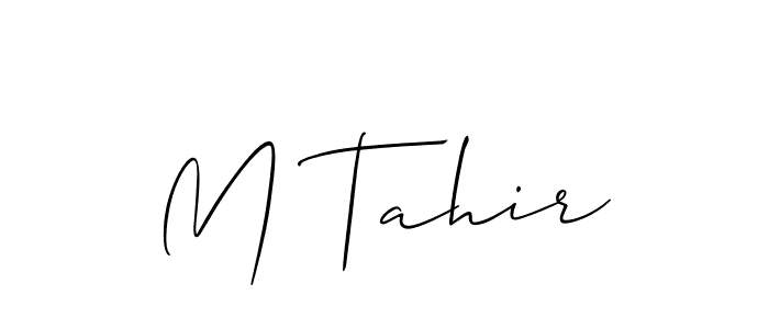 It looks lik you need a new signature style for name M Tahir. Design unique handwritten (Allison_Script) signature with our free signature maker in just a few clicks. M Tahir signature style 2 images and pictures png