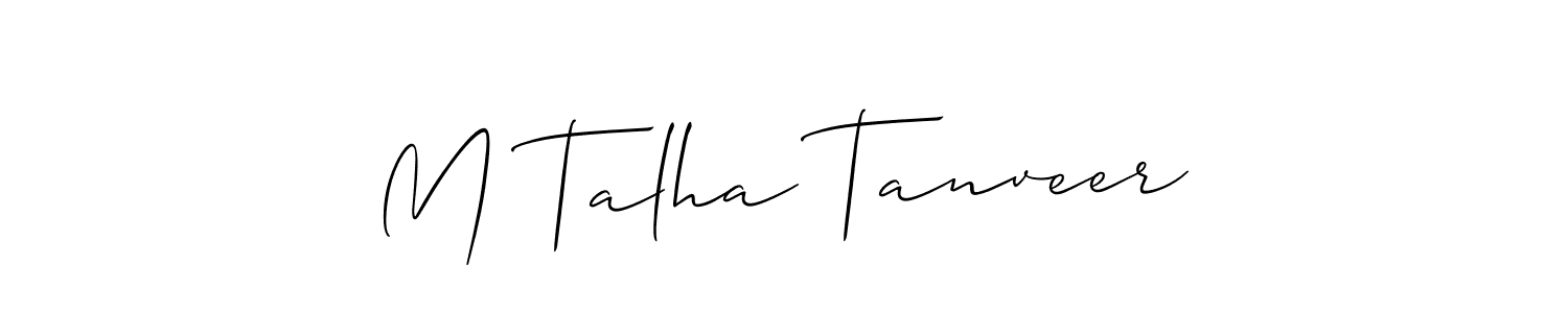 Once you've used our free online signature maker to create your best signature Allison_Script style, it's time to enjoy all of the benefits that M Talha Tanveer name signing documents. M Talha Tanveer signature style 2 images and pictures png