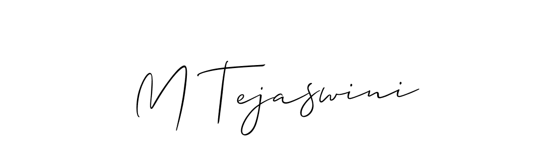 Here are the top 10 professional signature styles for the name M Tejaswini. These are the best autograph styles you can use for your name. M Tejaswini signature style 2 images and pictures png