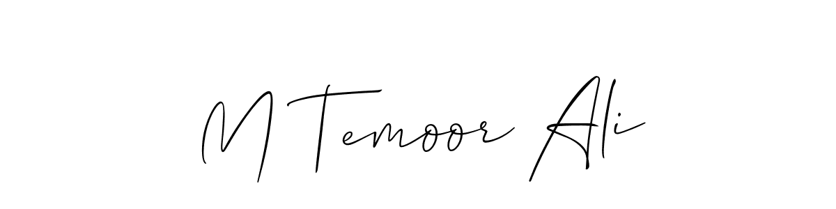 Similarly Allison_Script is the best handwritten signature design. Signature creator online .You can use it as an online autograph creator for name M Temoor Ali. M Temoor Ali signature style 2 images and pictures png